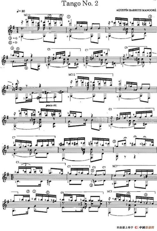 Tango No.2（古典吉他）