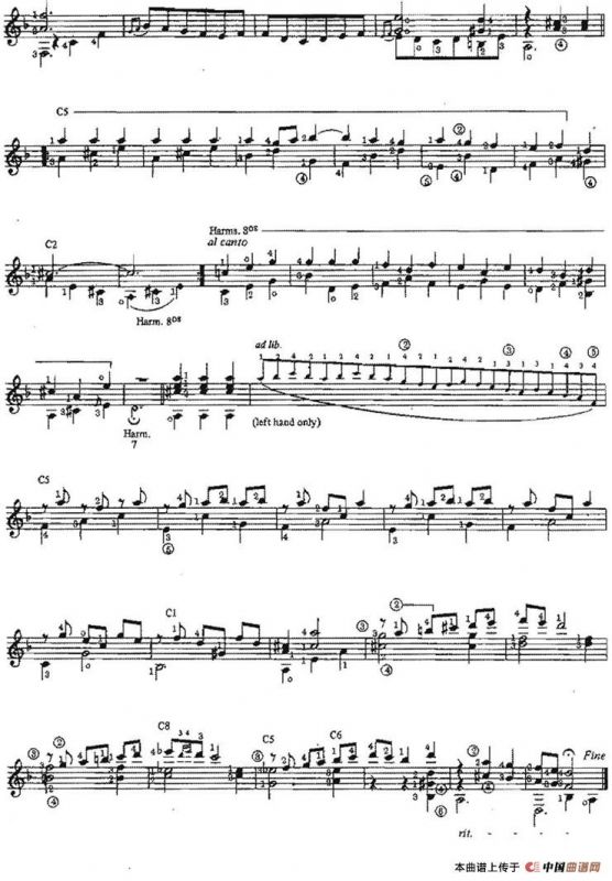 Capricho Espanol（古典吉他）