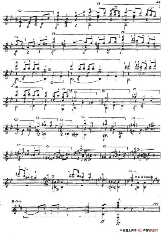 Pais de Abanico（古典吉他）