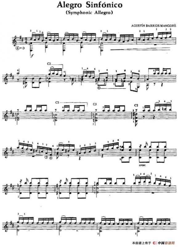 Alegro Sinfonico（古典吉他）