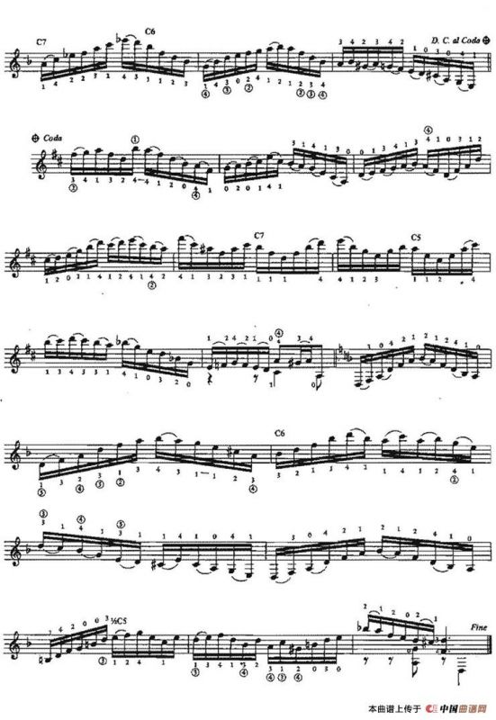 Arabescos-Estudio No.4（古典吉他）