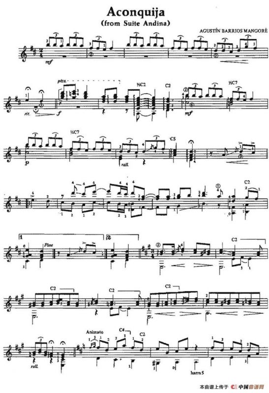 Aconquija（古典吉他）