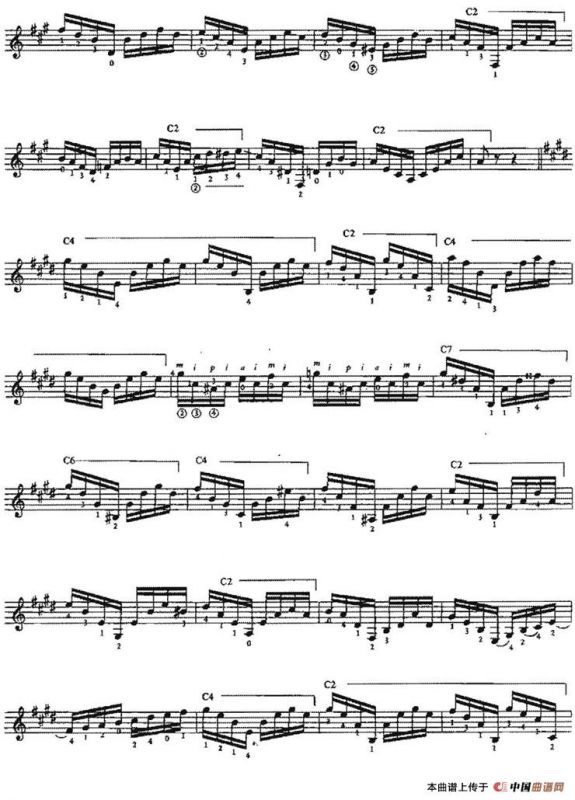 Estudio de Concierto（古典吉他）