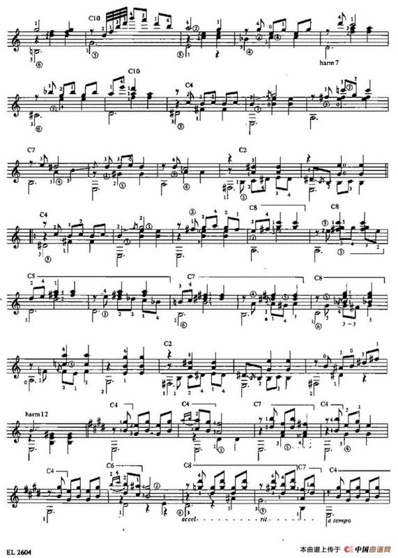 Mazurka Apasionata（古典吉他）