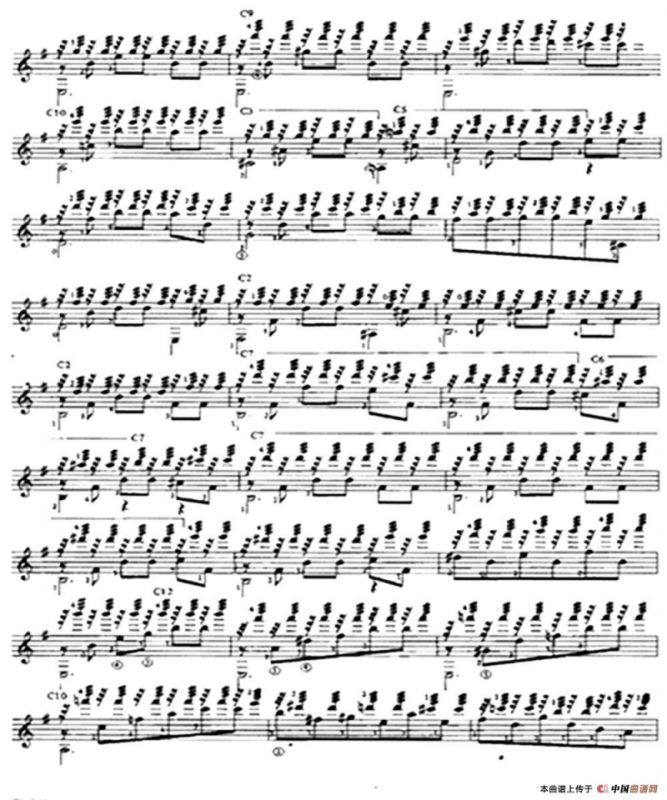 Una Limosna por el Amor de Dios（古典吉他）