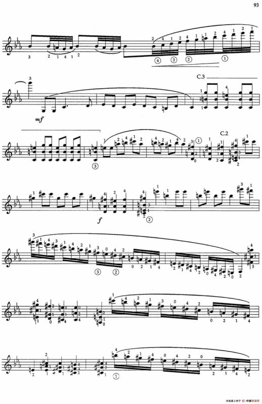 Joaquin Rodrigo Music for Guitar（罗德里戈吉他音乐P90-94（古典吉他）