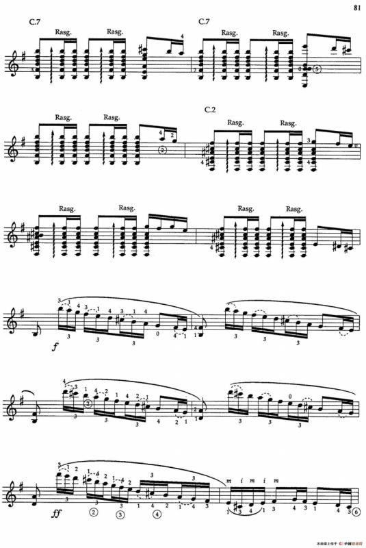 Joaquin Rodrigo Music for Guitar（罗德里戈吉他音乐P80-89（古典吉他）