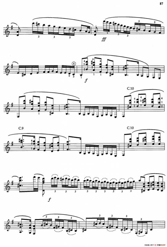 Joaquin Rodrigo Music for Guitar（罗德里戈吉他音乐P80-89（古典吉他）