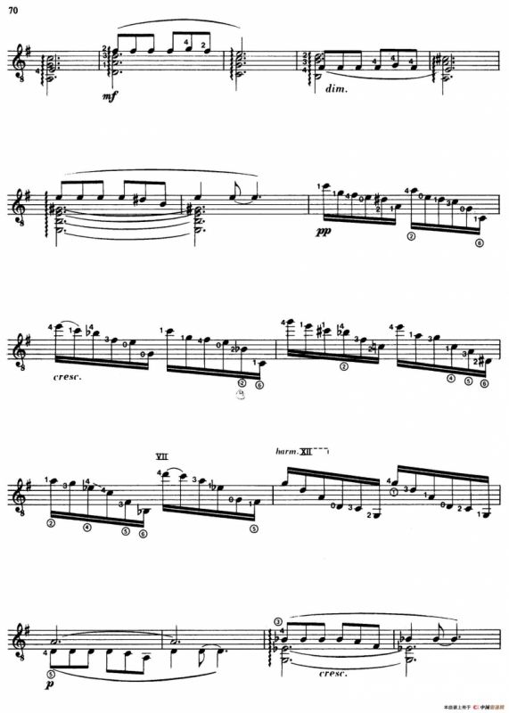 Joaquin Rodrigo Music for Guitar（罗德里戈吉他音乐P69-79（古典吉他）