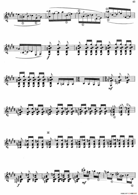 Joaquin Rodrigo Music for Guitar（罗德里戈吉他音乐P61-68）（古典吉他）