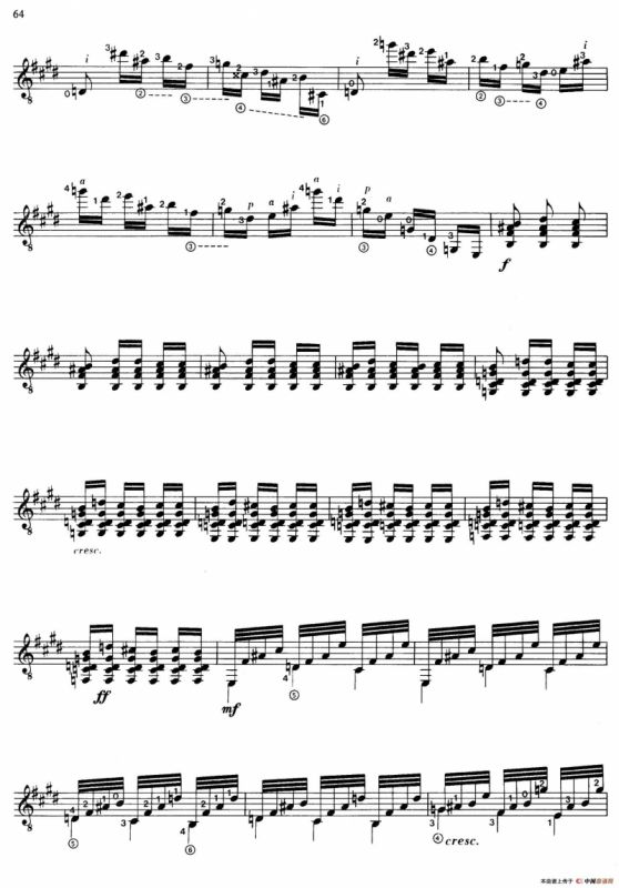 Joaquin Rodrigo Music for Guitar（罗德里戈吉他音乐P61-68）（古典吉他）