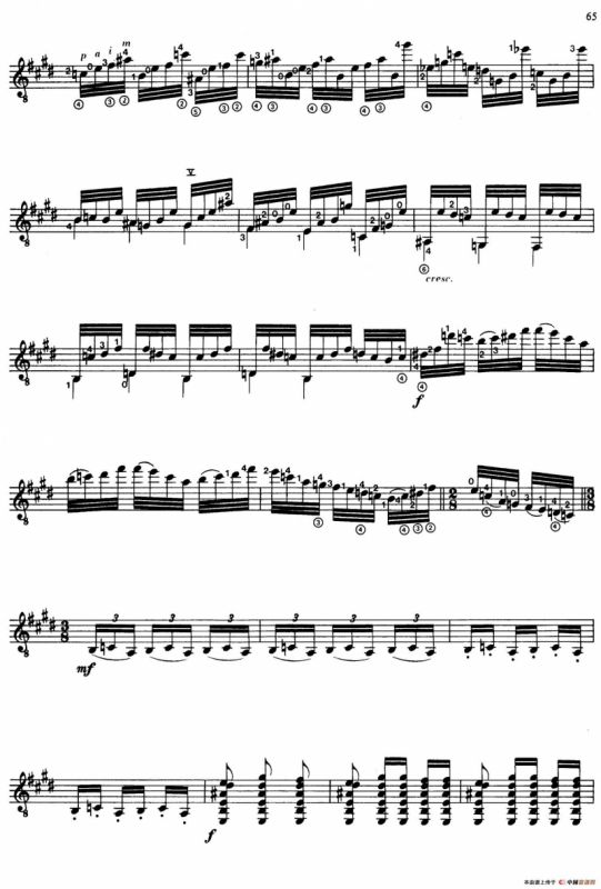 Joaquin Rodrigo Music for Guitar（罗德里戈吉他音乐P61-68）（古典吉他）