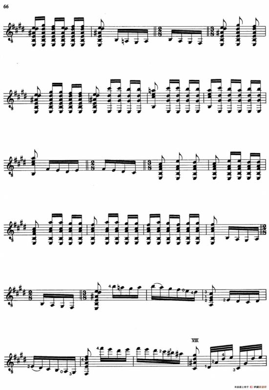 Joaquin Rodrigo Music for Guitar（罗德里戈吉他音乐P61-68）（古典吉他）