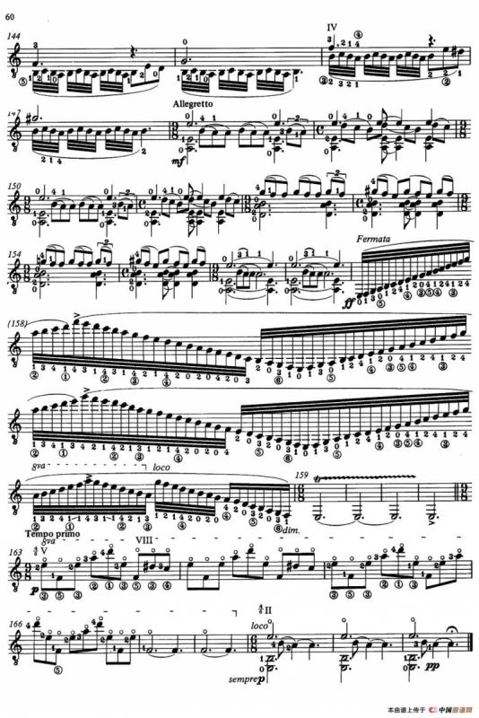 Joaquin Rodrigo Music for Guitar（罗德里戈吉他音乐P54-60）（古典吉他）