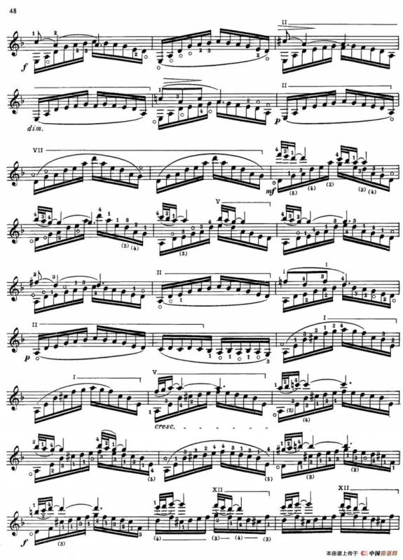 Joaquin Rodrigo Music for Guitar（罗德里戈吉他音乐P47-53）（古典吉他）