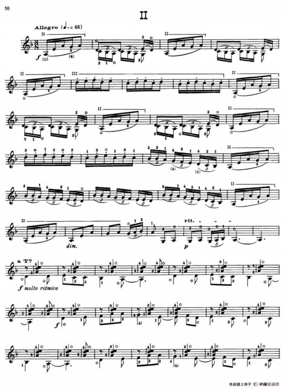 Joaquin Rodrigo Music for Guitar（罗德里戈吉他音乐P47-53）（古典吉他）