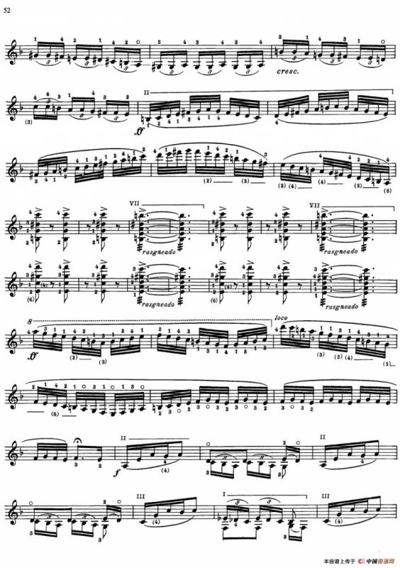 Joaquin Rodrigo Music for Guitar（罗德里戈吉他音乐P47-53）（古典吉他）