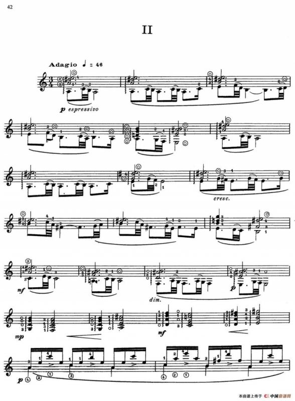 Joaquin Rodrigo Music for Guitar（罗德里戈吉他音乐P38-46）（古典吉他）