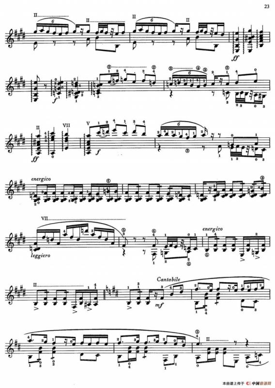 Joaquin Rodrigo Music for Guitar（罗德里戈吉他音乐P22-35）（古典吉他）