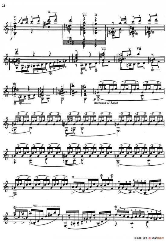 Joaquin Rodrigo Music for Guitar（罗德里戈吉他音乐P22-35）（古典吉他）