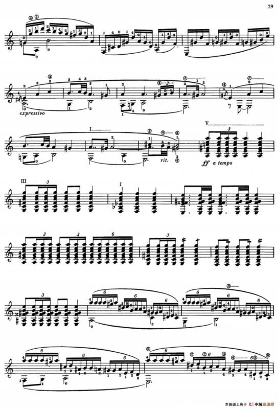 Joaquin Rodrigo Music for Guitar（罗德里戈吉他音乐P22-35）（古典吉他）