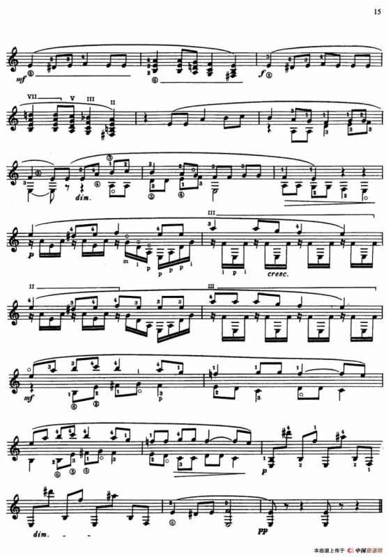 Joaquin Rodrigo Music for Guitar（罗德里戈吉他音乐P12-21）（古典吉他）