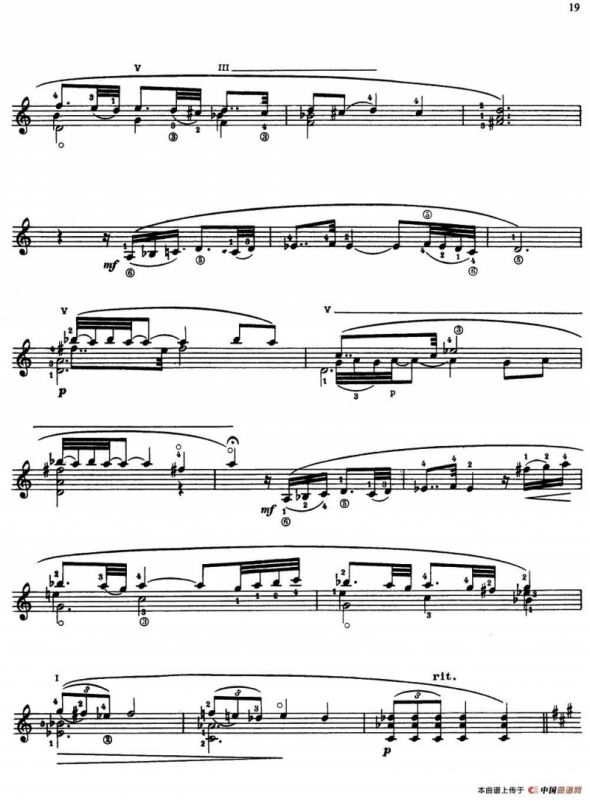 Joaquin Rodrigo Music for Guitar（罗德里戈吉他音乐P12-21）（古典吉他）