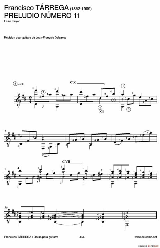 《塔雷加作品全集》第9部分（古典吉他）