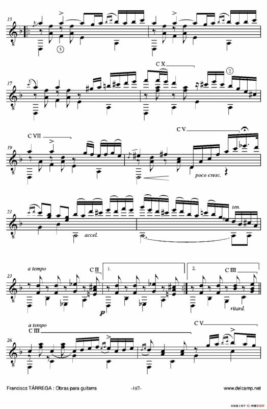 《塔雷加作品全集》第9部分（古典吉他）