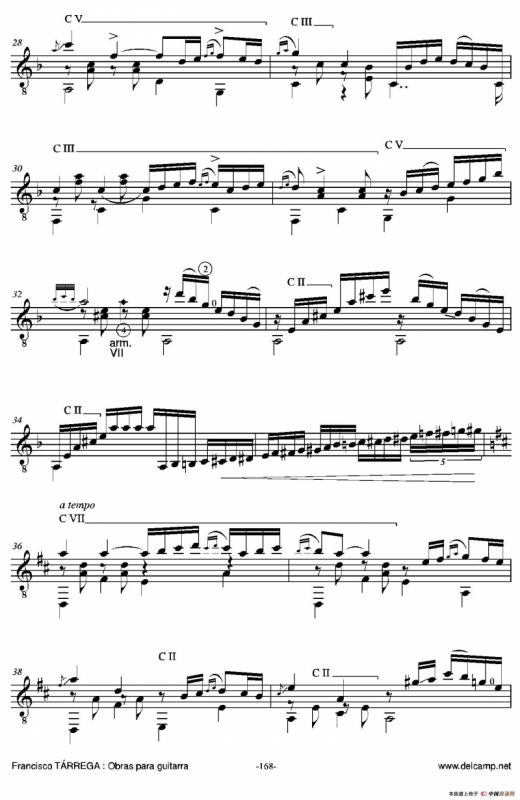 《塔雷加作品全集》第9部分（古典吉他）