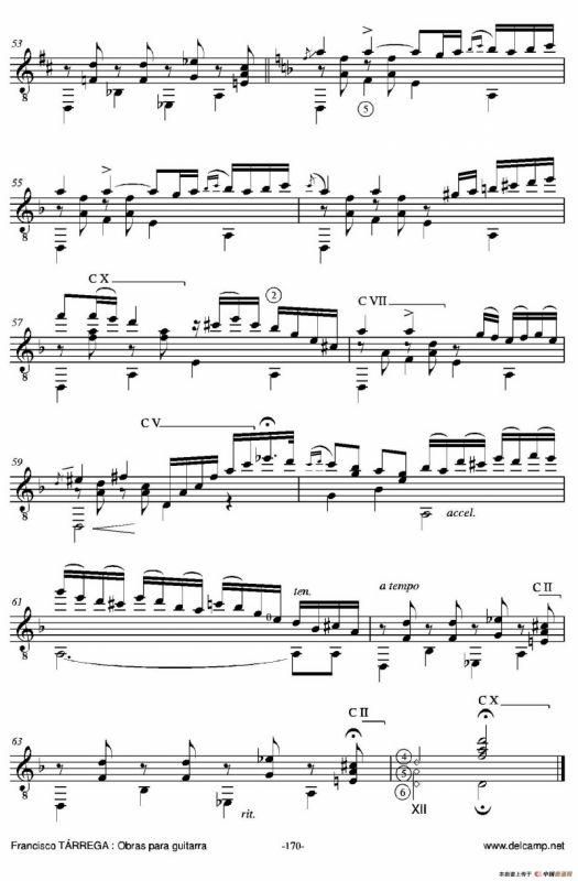 《塔雷加作品全集》第9部分（古典吉他）