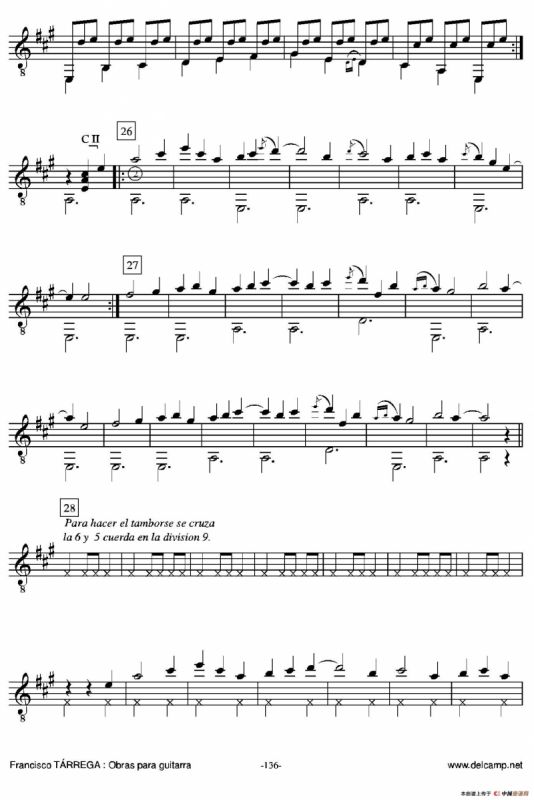 《塔雷加作品全集》第7部分（古典吉他）