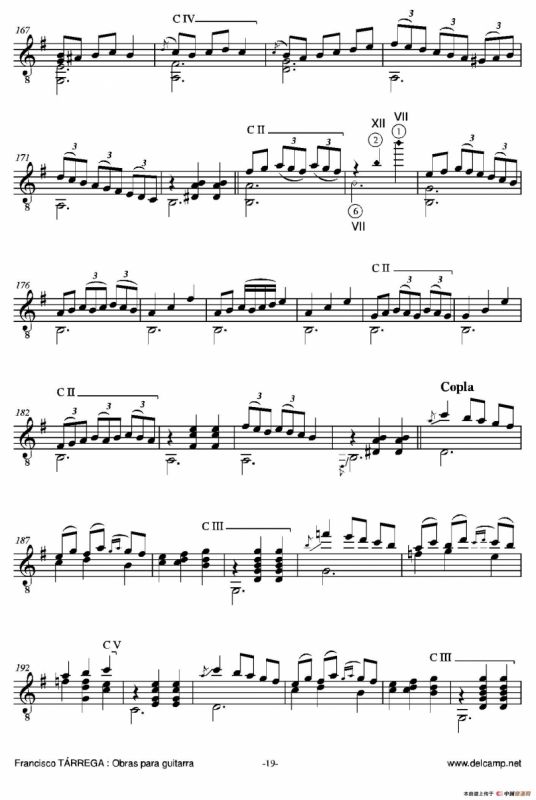 《塔雷加作品全集》第1部分（古典吉他）