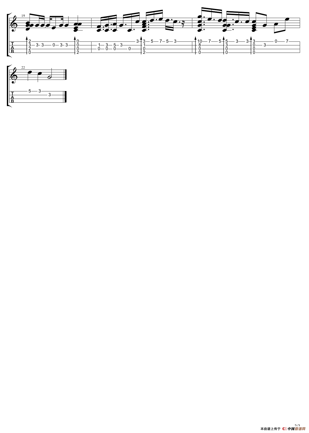 三人游（尤克里里谱）