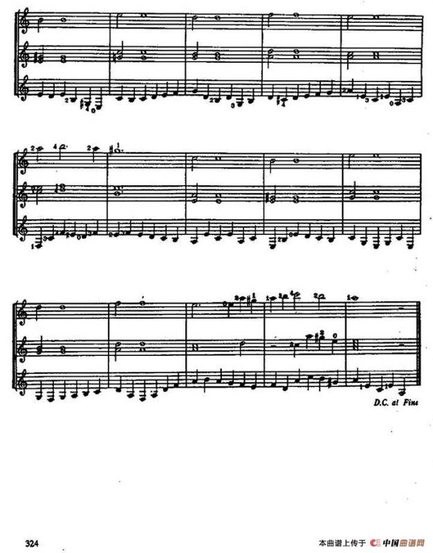 萨拉班德舞曲（古典吉他三重奏）