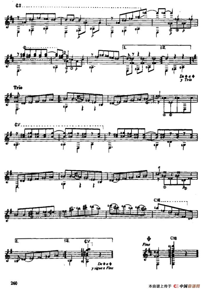 巴拉圭舞曲（古典吉他）