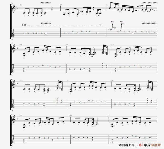 CNBLUE 《孤独啊》吉他谱一