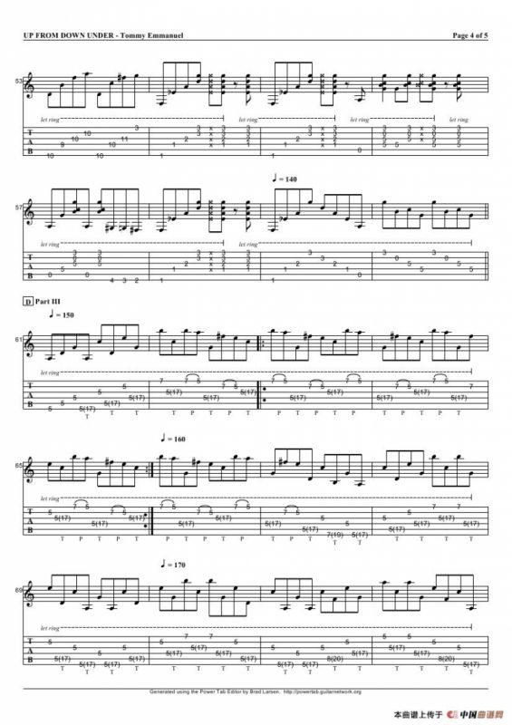 tommy emmanuel：up from down under（指弹吉它）