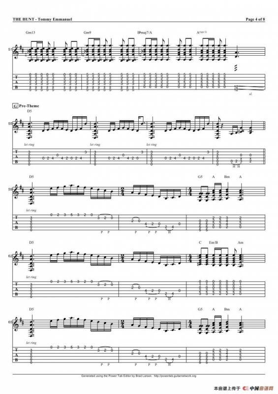 tommy emmanuel：the hunt（指弹吉它）