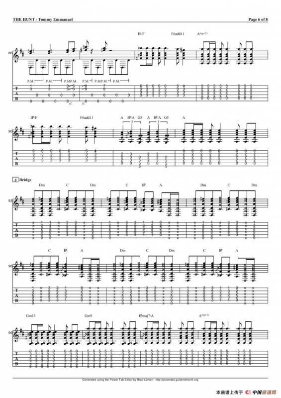 tommy emmanuel：the hunt（指弹吉它）