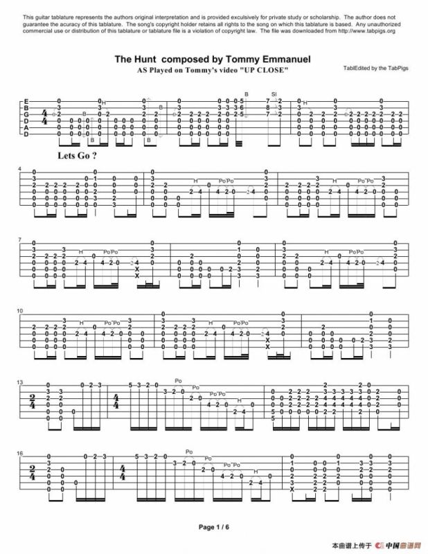 tommy emmanuel：the hunt from up close video（指弹吉它）