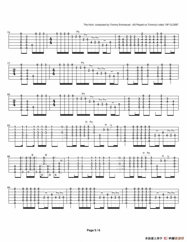tommy emmanuel：the hunt from up close video（指弹吉它）