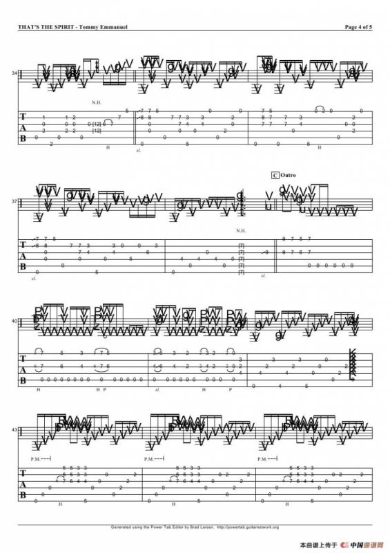 tommy emmanuel：thats the spirit（指弹吉它）