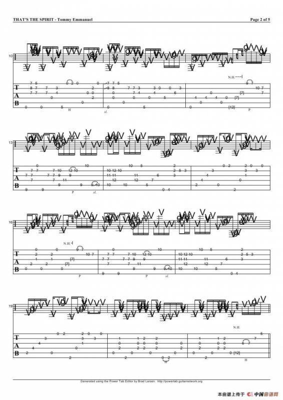 tommy emmanuel：thats the spirit version 2（指弹吉它）