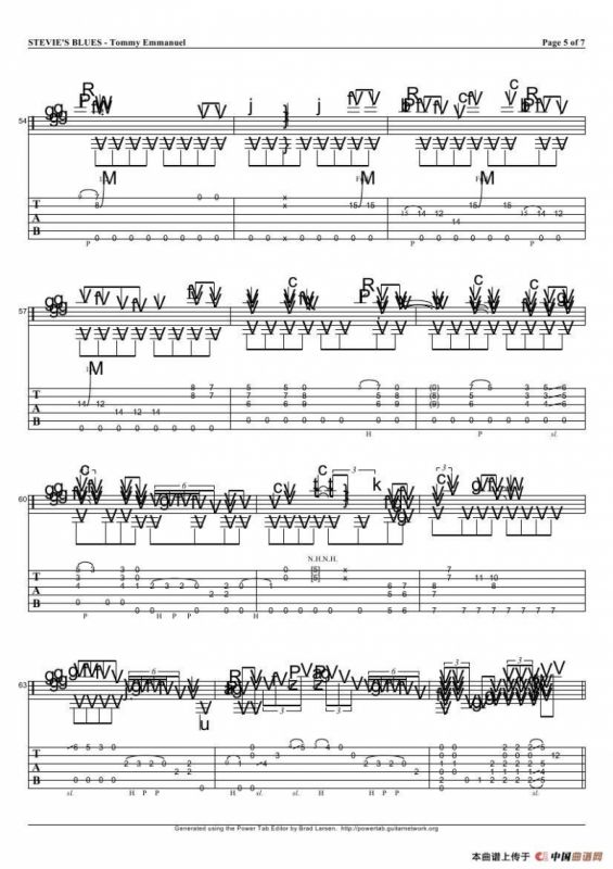 tommy emmanuel：stevies blues（指弹吉它）