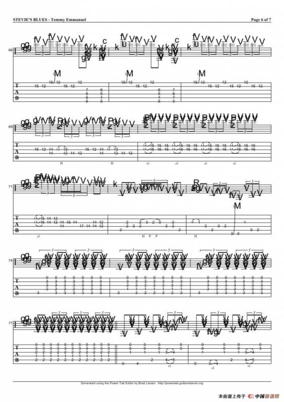 tommy emmanuel：stevies blues（指弹吉它）