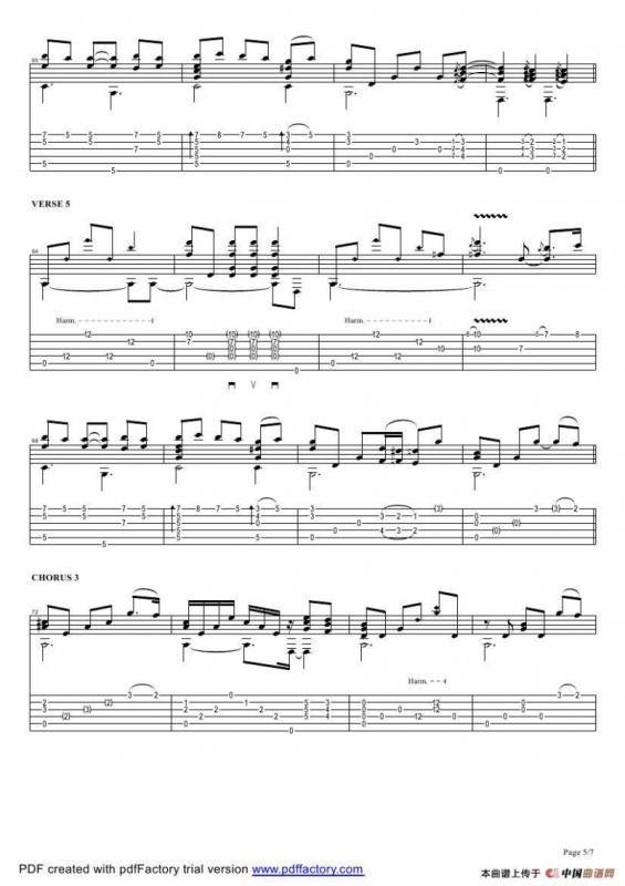 tommy emmanuel：smokey mountain lullaby（指弹吉它）