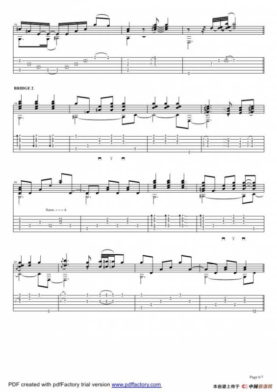 tommy emmanuel：smokey mountain lullaby（指弹吉它）