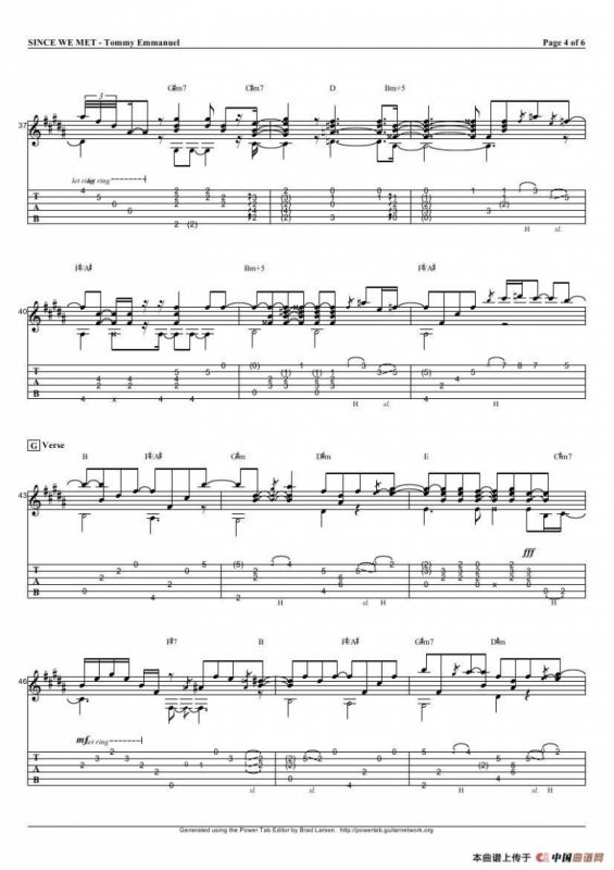 tommy emmanuel：since we met（指弹吉它）