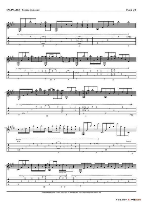 tommy emmanuel： saltwater(1)（指弹吉它）